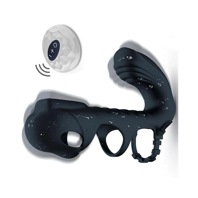 Wireless Remote Control Triple Penis Rings For Couples