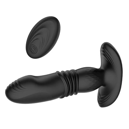 Prostate Thrusting Vibration Butt Plug with Remote Control