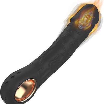 Handheld Heated Vibrating Bendable Dildo