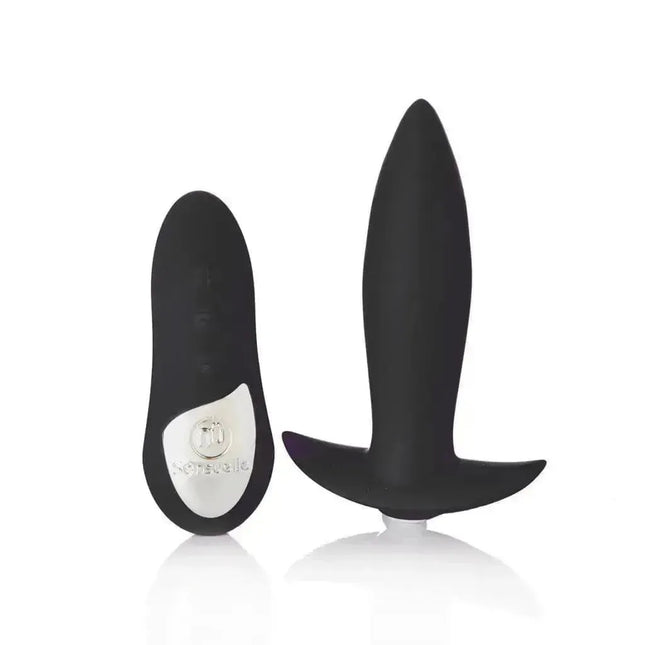 Sensuelle Remote Control Rechargeable 15 Function Mini Plug – Black