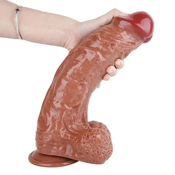 12Inch Brown Huge Dildo