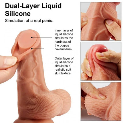 12 Inch Ultra Silicone Realistic Dildo