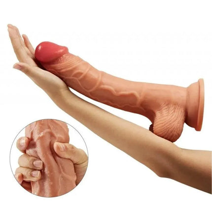 12 Inch Ultra Silicone Realistic Dildo