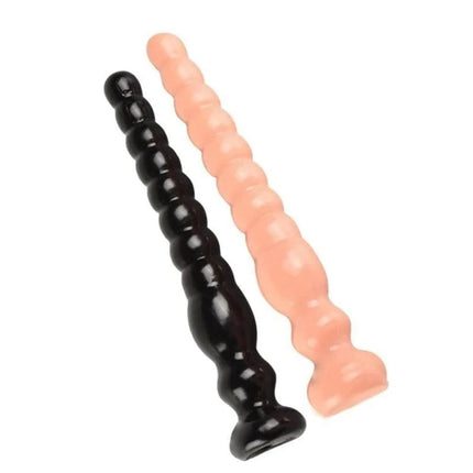 SUPER SOFT 12 INCH BEADED DILDO