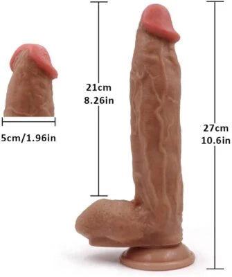 12 inch Realistic Dildo for Women with Strong Suction Cup