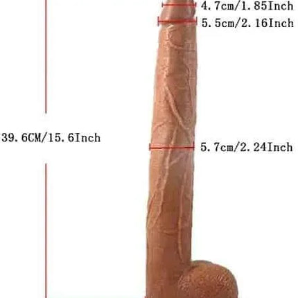 15.5 INCH SUPER LONG REALISTIC DILDO