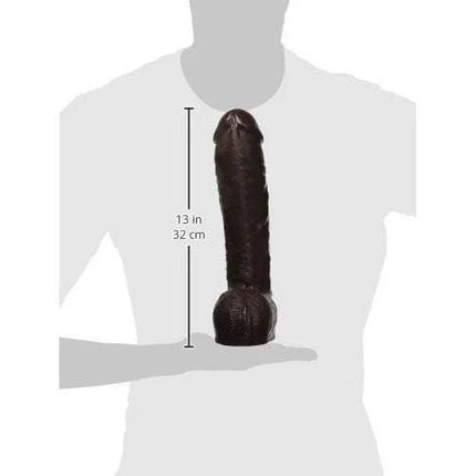 Realistic 13 Inch Huge Black Dildo