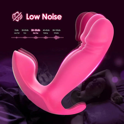 App Remote Control Wearable G Spot Dildo Vibrators with 10 Quickly Wiggling & Vibrating Modes Vibrating Panties