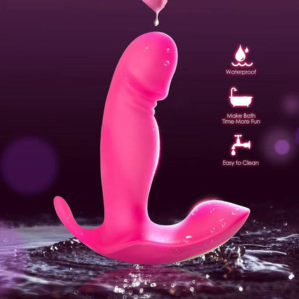 App Remote Control Wearable G Spot Dildo Vibrators with 10 Quickly Wiggling & Vibrating Modes Vibrating Panties