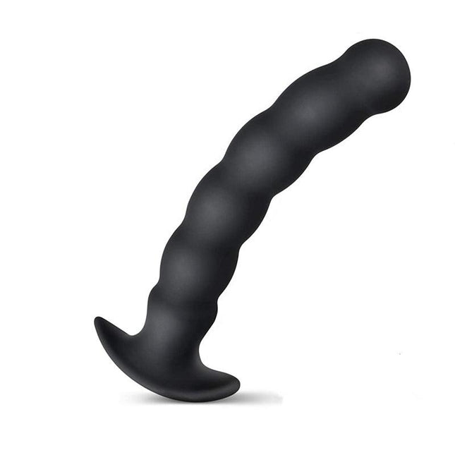 Ripple Silicone Plug Vibe Prostate Massager G-spot Stimulation