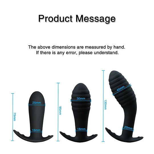 10 Speed Wireless Remote Anal Plug Dildo Vibrator Prostate Massager