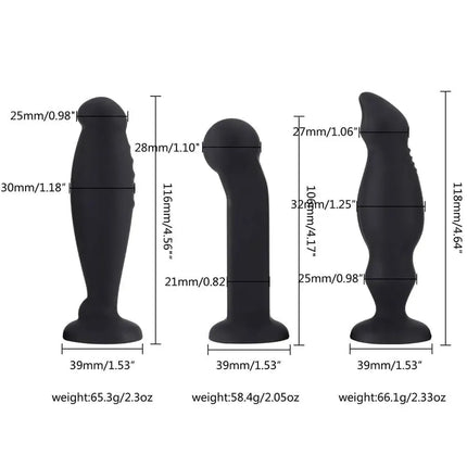 G-spot Prostate Stimulation Anal Dildo Anus Expansion Stimulator With Suction Cup