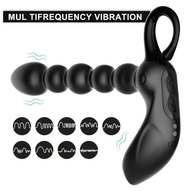 App Remote Control Handheld 9 Frequency Vibration Anal Beads