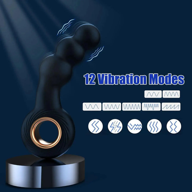 Manual Control Vibrating Anal Beads