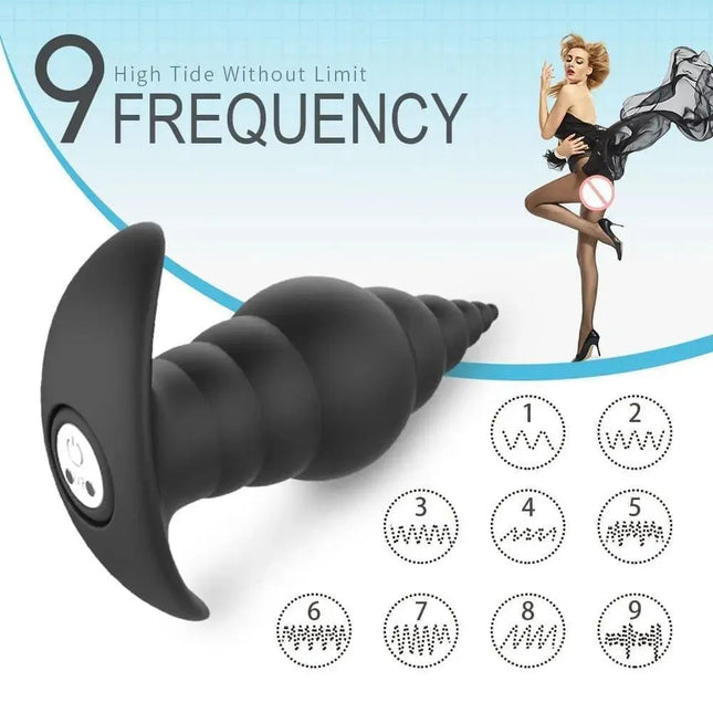 9 Modes Vibrating Anal Beads