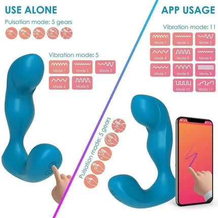 Wireless App Remote Control Prostate Massager