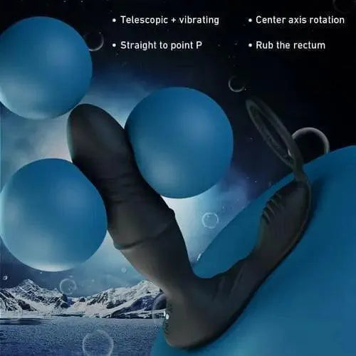 Remote Control Vibrating Telescopic Prostate Massager