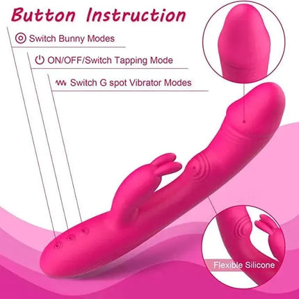 Rabbit Vibrator Clitoral Stimulator - Rabbit Tapping G-spot Vibrator