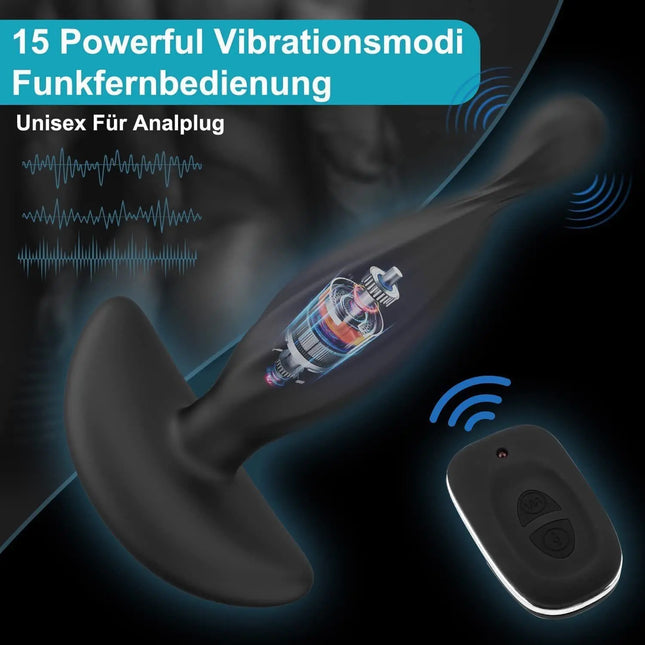 Anal Plug Vibration Masturbator Vestibular Prostate Massage