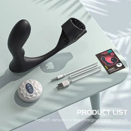 Double Head Wireless Remote Control Prostate Massager