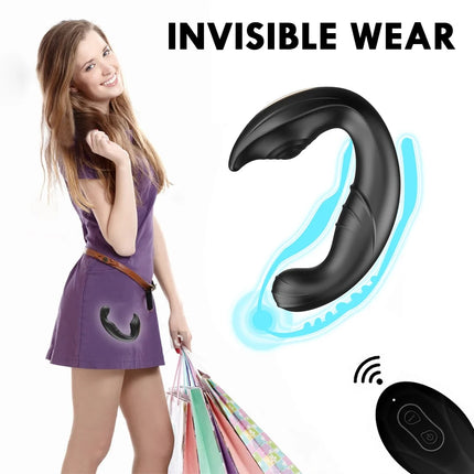 Wireless Remote Control Wearing Prostate Massager