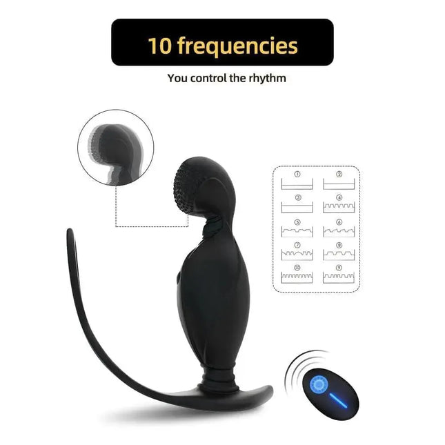 Wireless Remote Control Prostate Anal Plug Massager