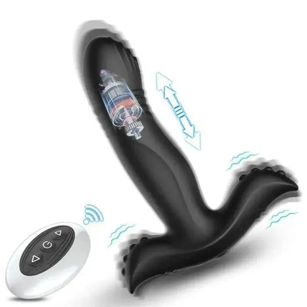 Wireless Remote Control Telescopic Vibrating Prostate Massager