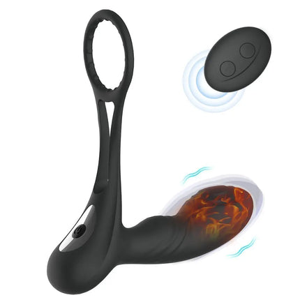 10 Vibration Mode Men Butt Plug Heating Prostate Massager