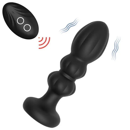 Thrusting Butt Plug Vibrator Dildo Anal Plug Male Masturbator Prostate Massager