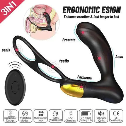 Vibration Wear Masturbators Husband And Wife Prostate Massager