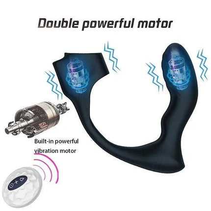 Remote Control Butt Plug Prostate Massager Male And Female Masturbation Device