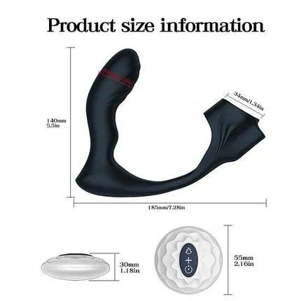 Remote Control Butt Plug Prostate Massager Male And Female Masturbation Device