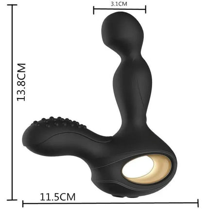 Anal Plug Rotary Heating Male Prostate Massager