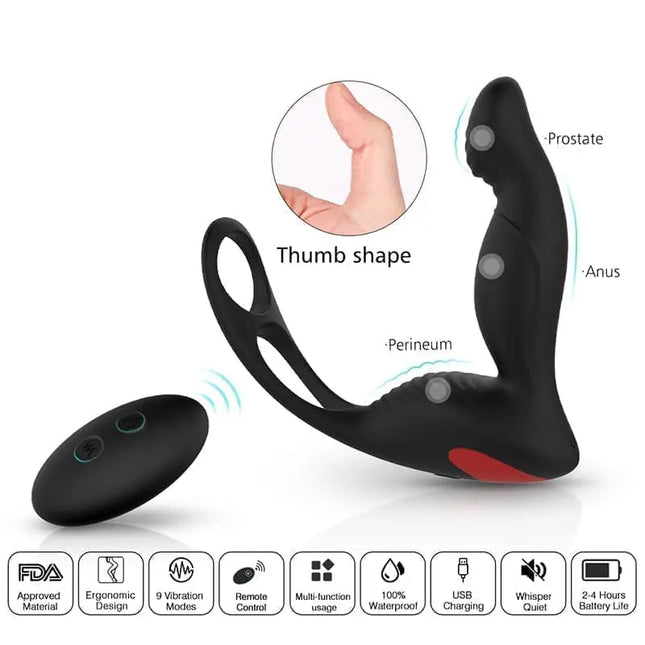 Male Prostate Massager Backyard Anal Plug