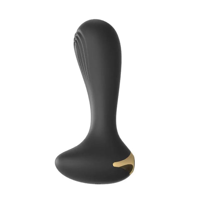 Plug Anal Stimulation Silica Gel Men's Black Silica Gel Vibration G-spot Vestibular Masturbator Adult Products