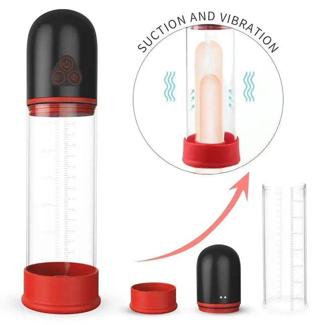 Air Strong Shock And Suction Male Penis Pump