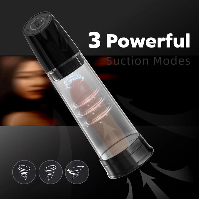 3-frequency Vacuum Suction Penis Trainer