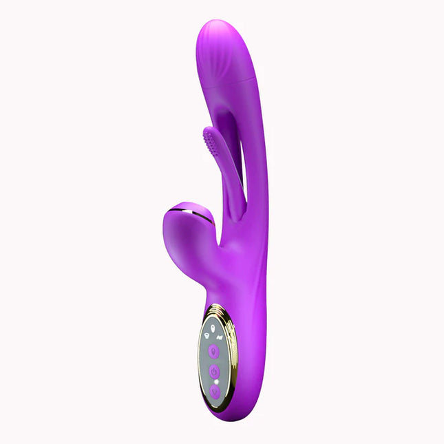 Rabbit Tapping G-spot Clit Sucking Vibrator