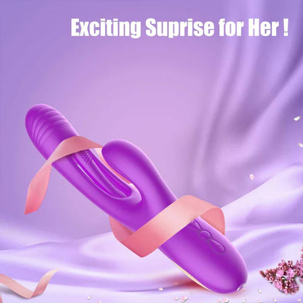 G-spot Flapping Clit Stimulate Rabbit Vibrator