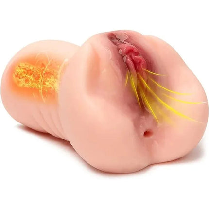 3D Realistic Textured Pocket Pussy Portable Man Masturbation Stroker Tight Anus Sex Stroker