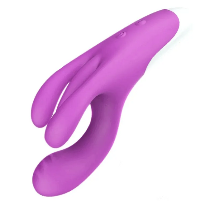 3 Motors 10 Vibration G-spot Clitoral Stimulator Rabbit Vibrator