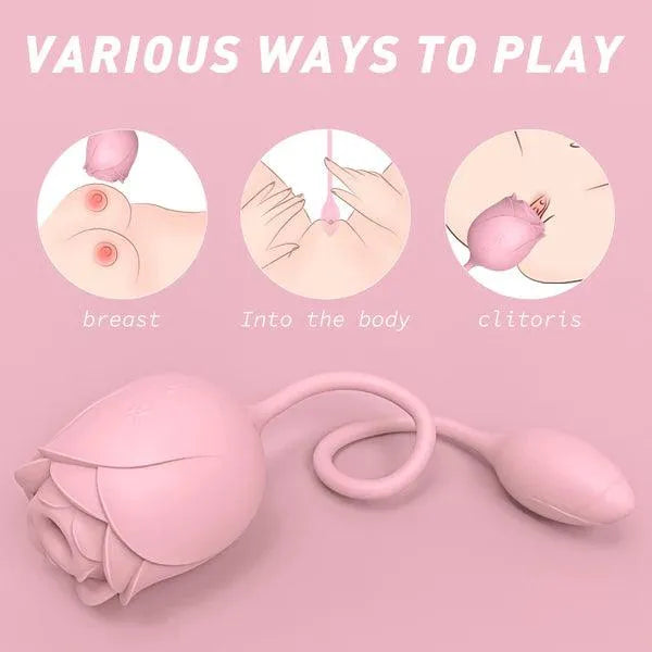 Rose Vibrator G+C Oral Stimulators