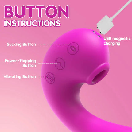 Clitoral Sucking Licking G Spot Vibrator