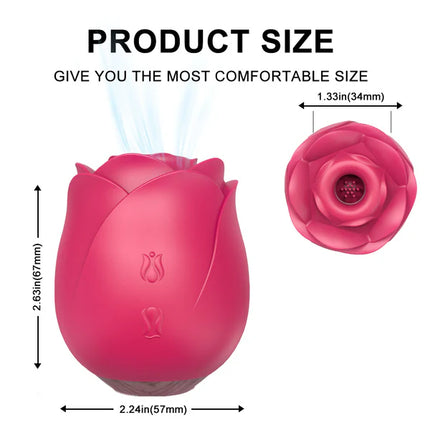 Sucking Rose Nipple Clitoris Vibrator