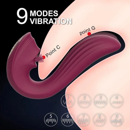 G Spot Pussy Vagina Nipple Clitoris Licking Vibrator