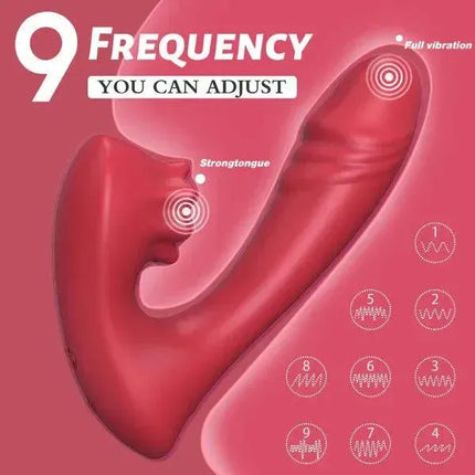 Double Anal G Spot Lick Vagina Clitoris Vibrator