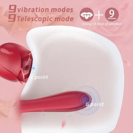 Rose Clitoral Sucking Vibrator G-Spot Stimulator