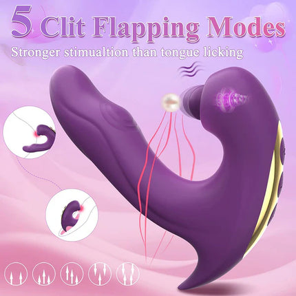 Clitoral Vibrator 3 in 1 G-Spot Stimulator