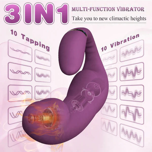 Heating Vibrator Clit Rubbing Massager