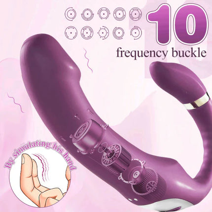 Heating Vibrator Clit Rubbing Massager